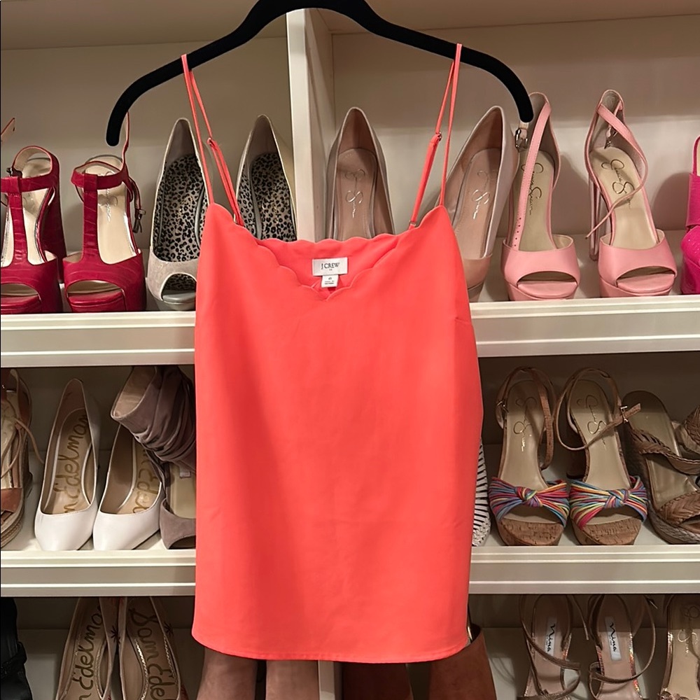 J. Crew Bright Orange Camisole